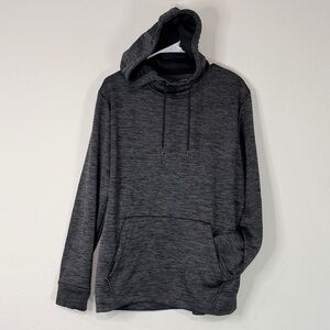 Under Armour Women’s Gray ColdGear Hoodie Sweatshirt 🩶 L | Loose Fit Pullover